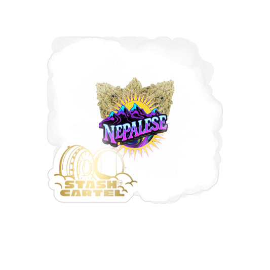 Nepalese Transparent Outdoor Sticker – Cannabis Culture Collectible