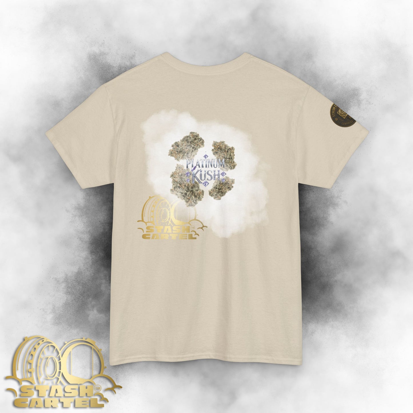 Platinum Kush Tee – Frosty Nightcap Gas Unisex Heavy Cotton Tee