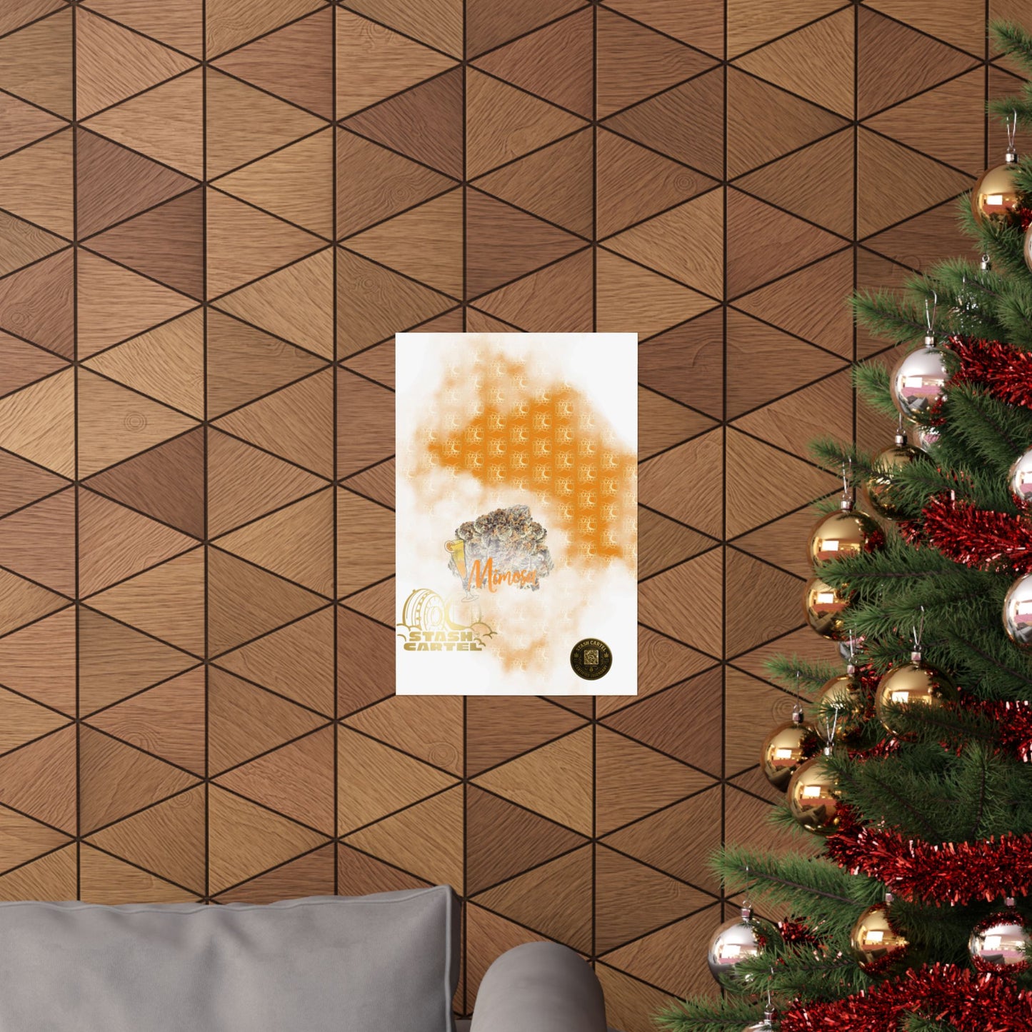 🍾 "Mimosa" Citrus Sunrise Hybrid Poster Art