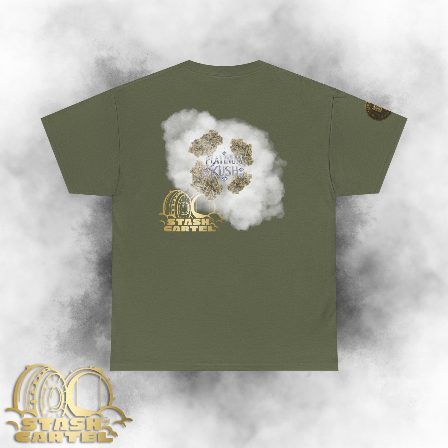 Platinum Kush Tee – Frosty Nightcap Gas Unisex Heavy Cotton Tee