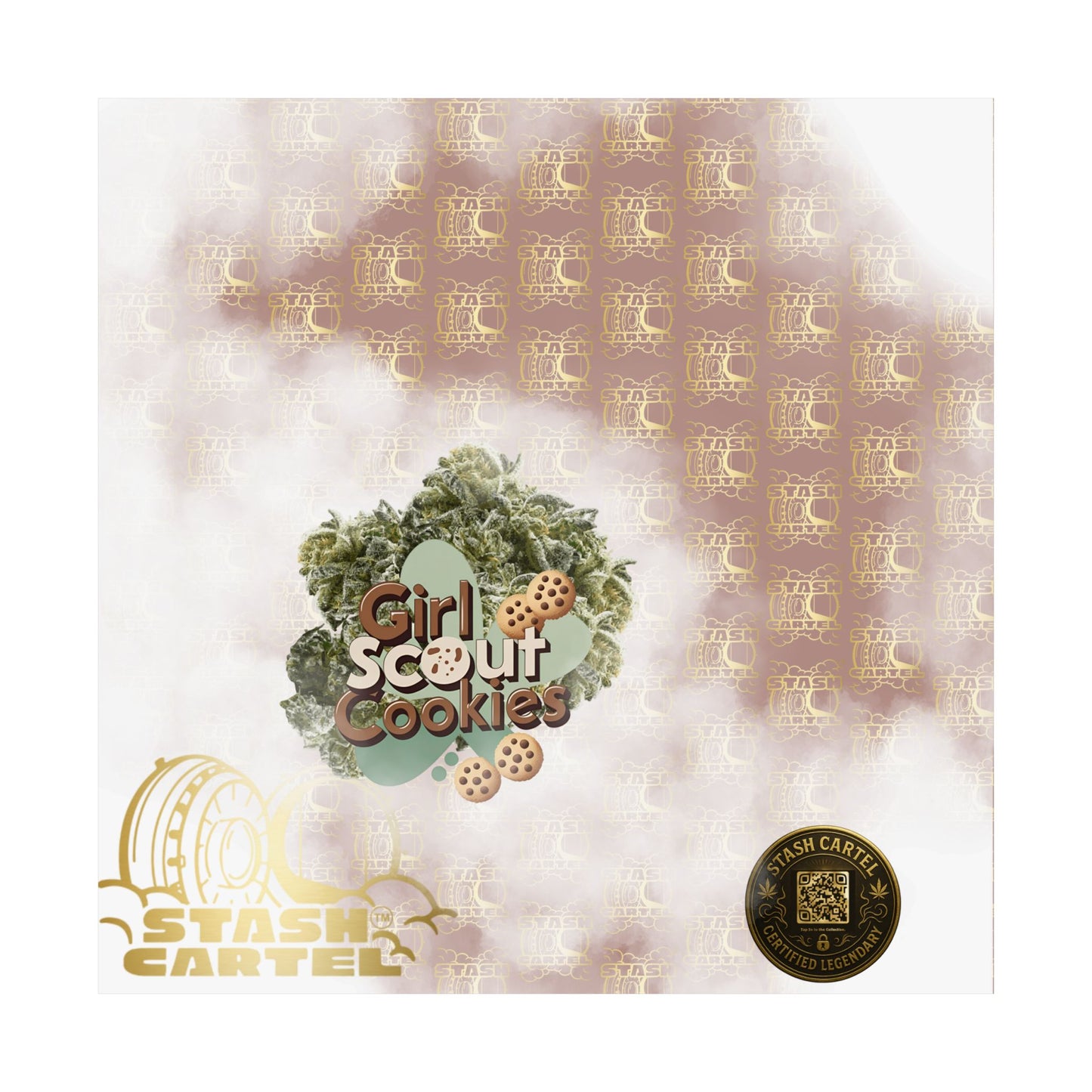 Girl Scout Cookies Legendary Hybrid Poster Art – Sweet & Loud Cannabis Decor