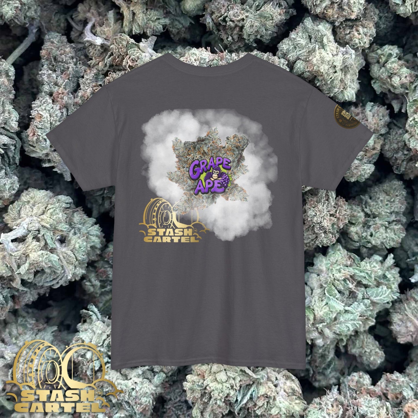 Grape Ape Tee – Purple Royalty, Sweet & Sedative Unisex Heavy Cotton Tee