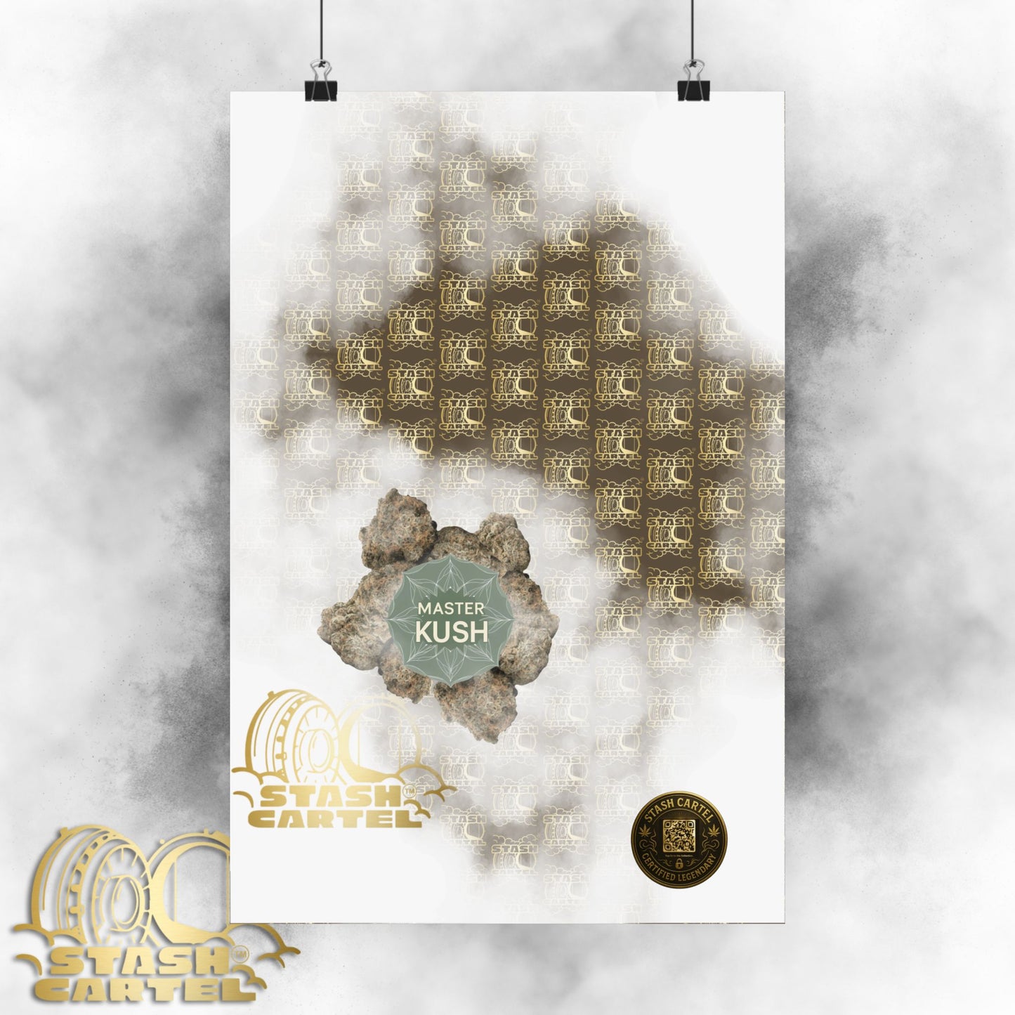 🧘‍♂️ "Master Kush" Classic Amsterdam Indica Poster