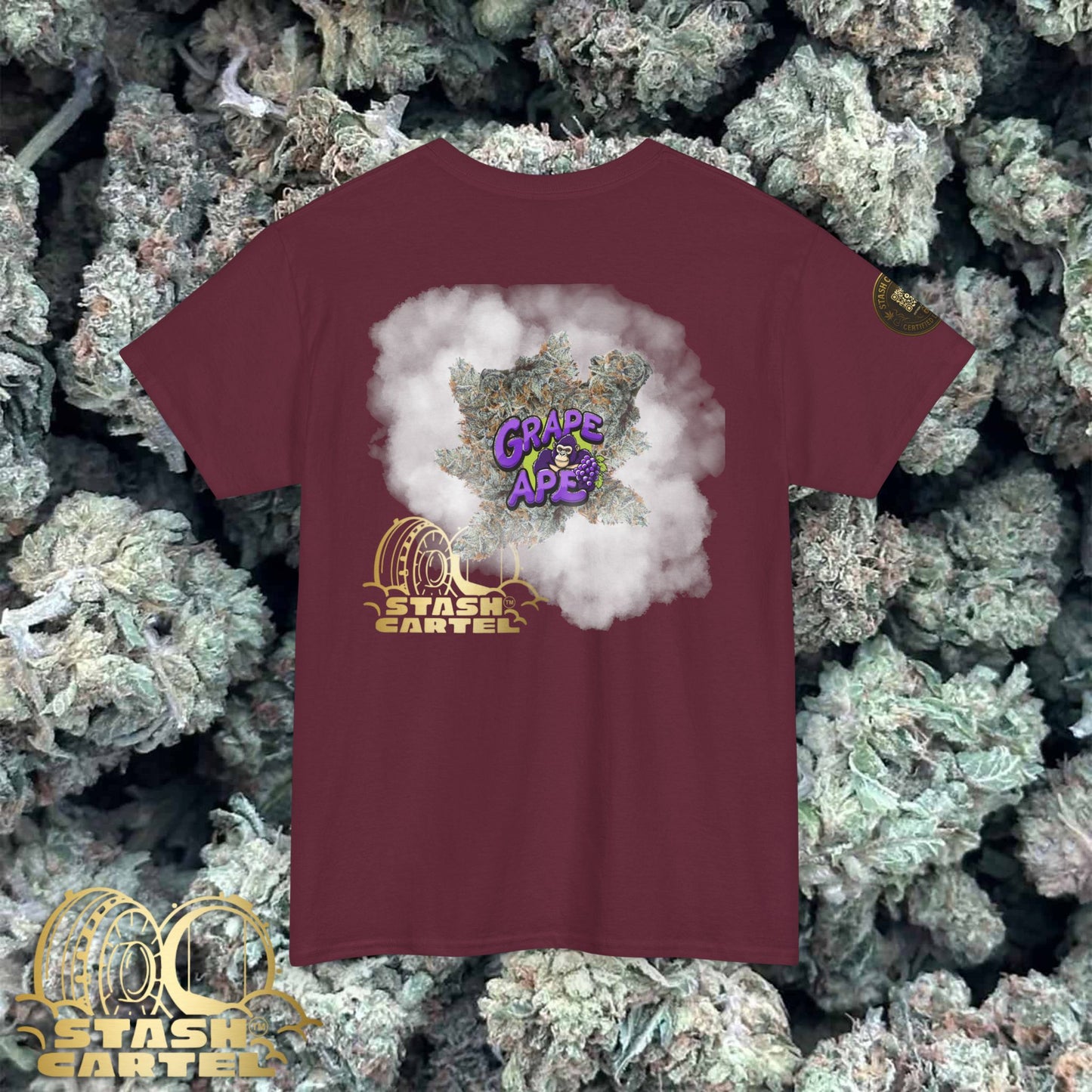 Grape Ape Tee – Purple Royalty, Sweet & Sedative Unisex Heavy Cotton Tee