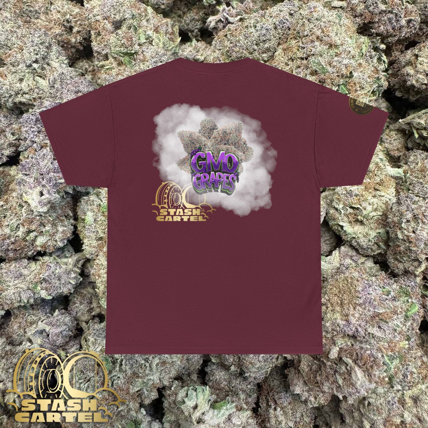 GMO Grapes Tee – Heavy Funk, Purple Drip, Legendary Loud Unisex Graphic Tee