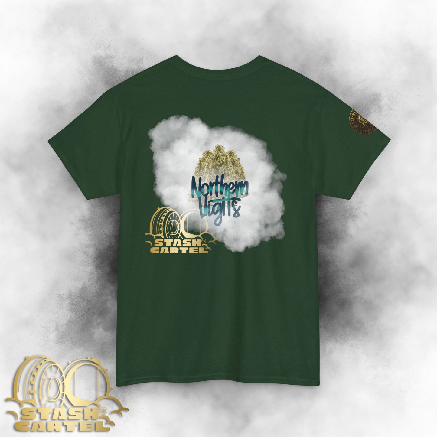 Northern Lights Tee – Indica Night Sky Classic Unisex Heavy Cotton Tee