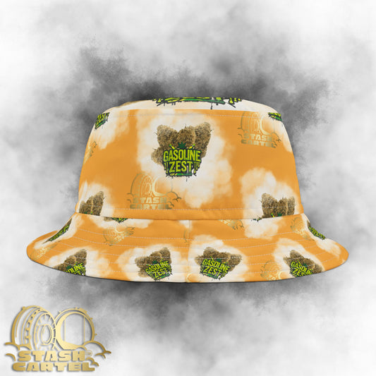 Gasoline Zest Bucket Hat – Citrus Burn with Full Throttle Flavor