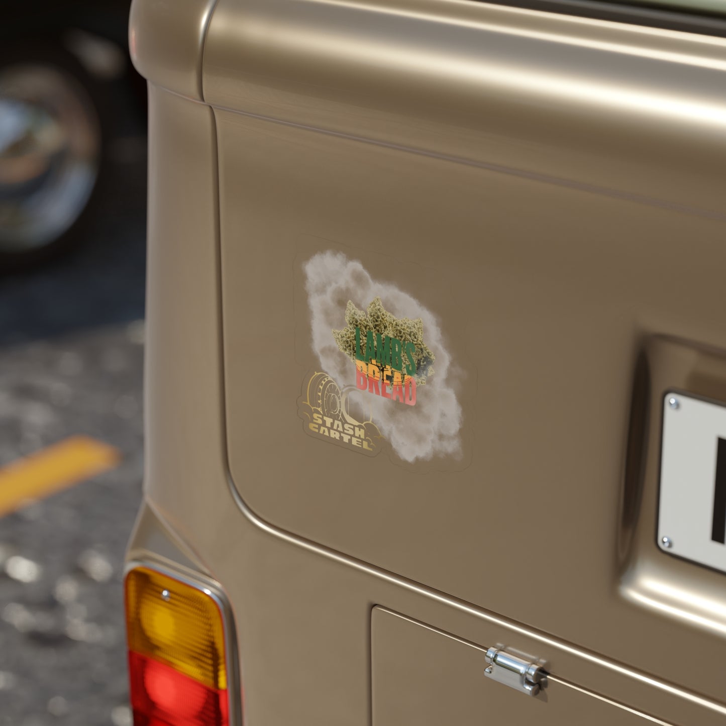 Lamb's Bread Transparent Outdoor Sticker – Cannabis Culture Design