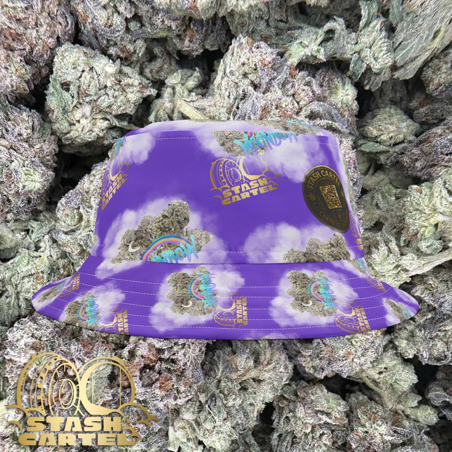 🌙 Moonbow Bucket Hat – Cosmic Color, Cult Cool