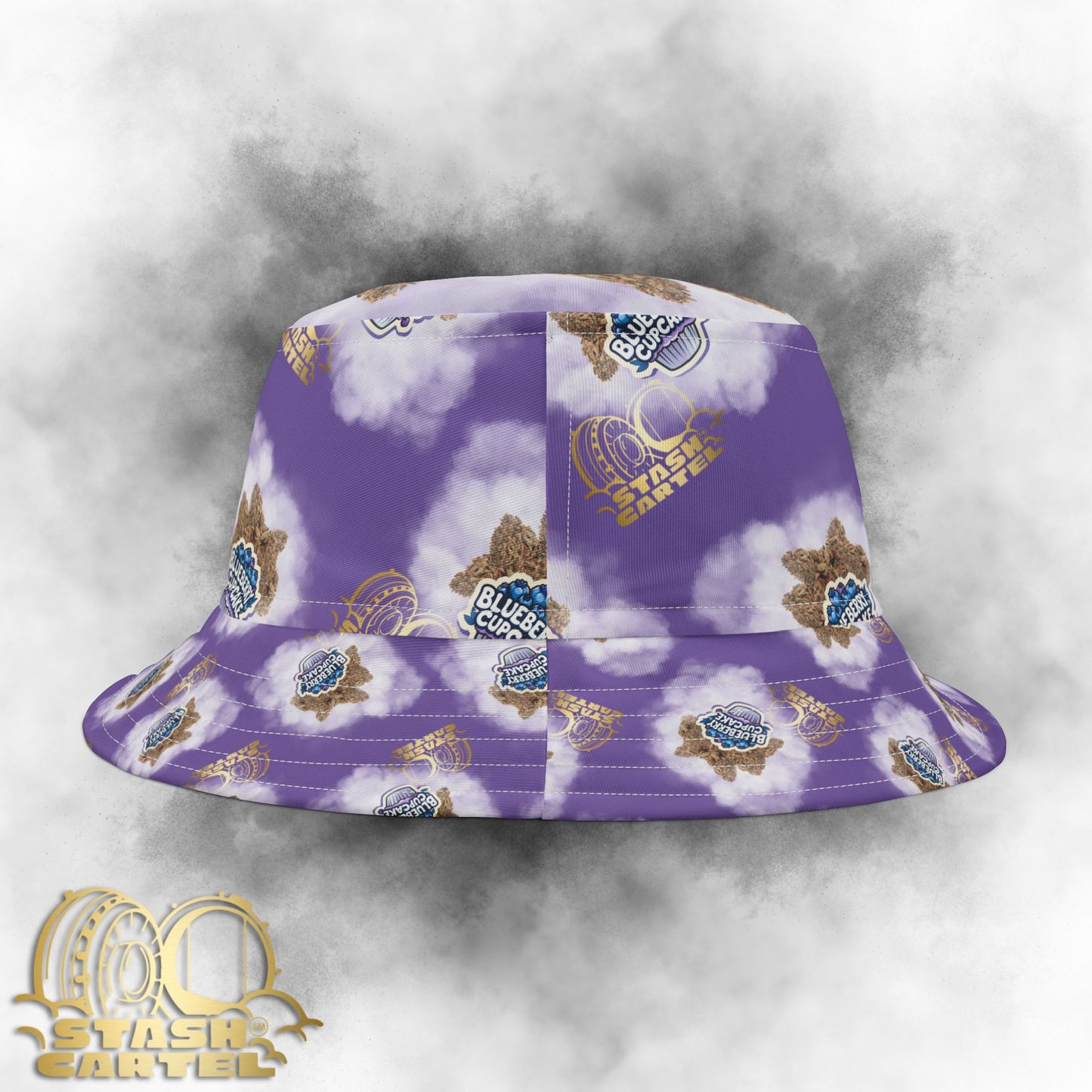 Blueberry Cupcake Bucket Hat – Dessert Drop with Berry Cool Vibes