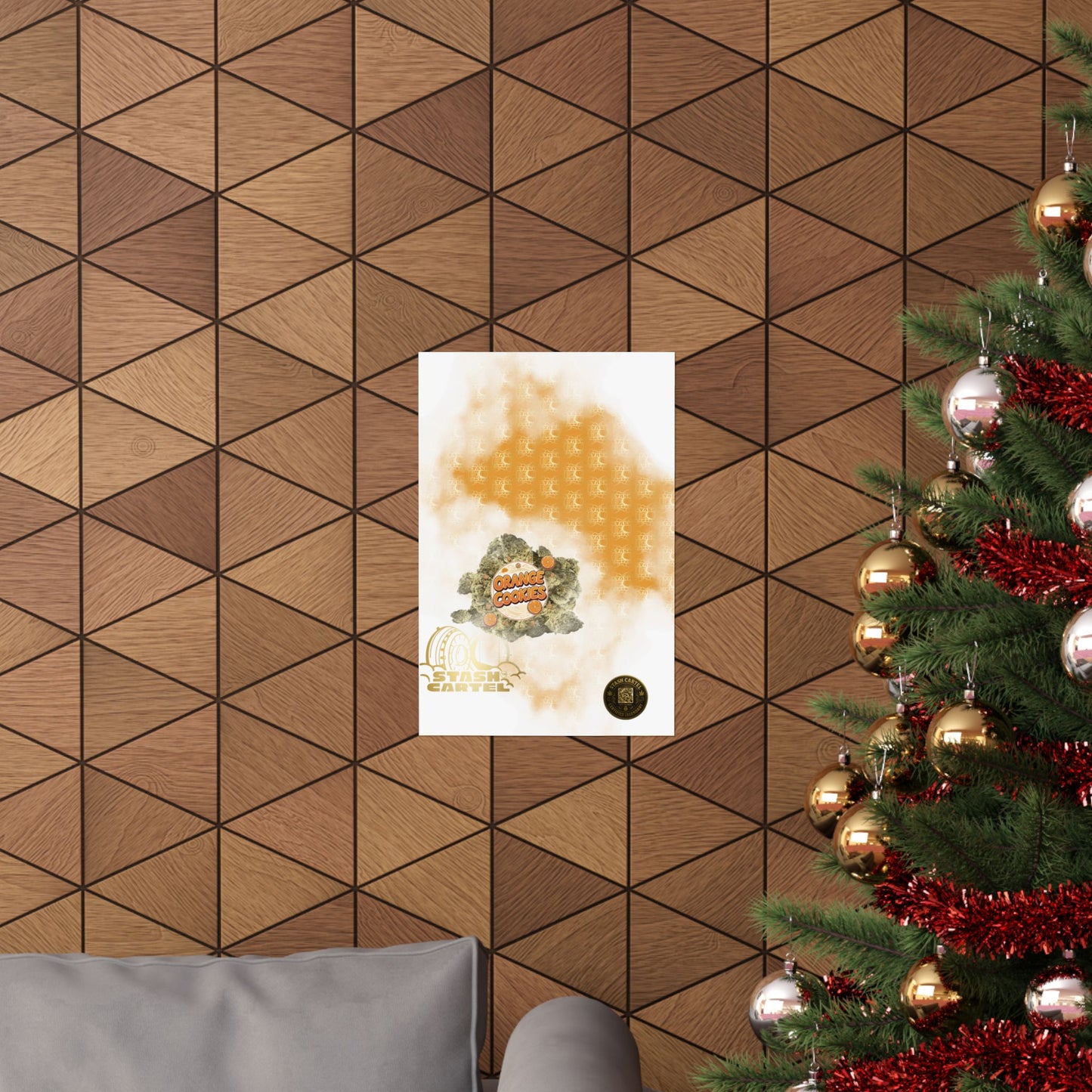🍊🍪 Orange Cookies Poster – Zesty Cookie Gas Hybrid Poster with Citrus Burst