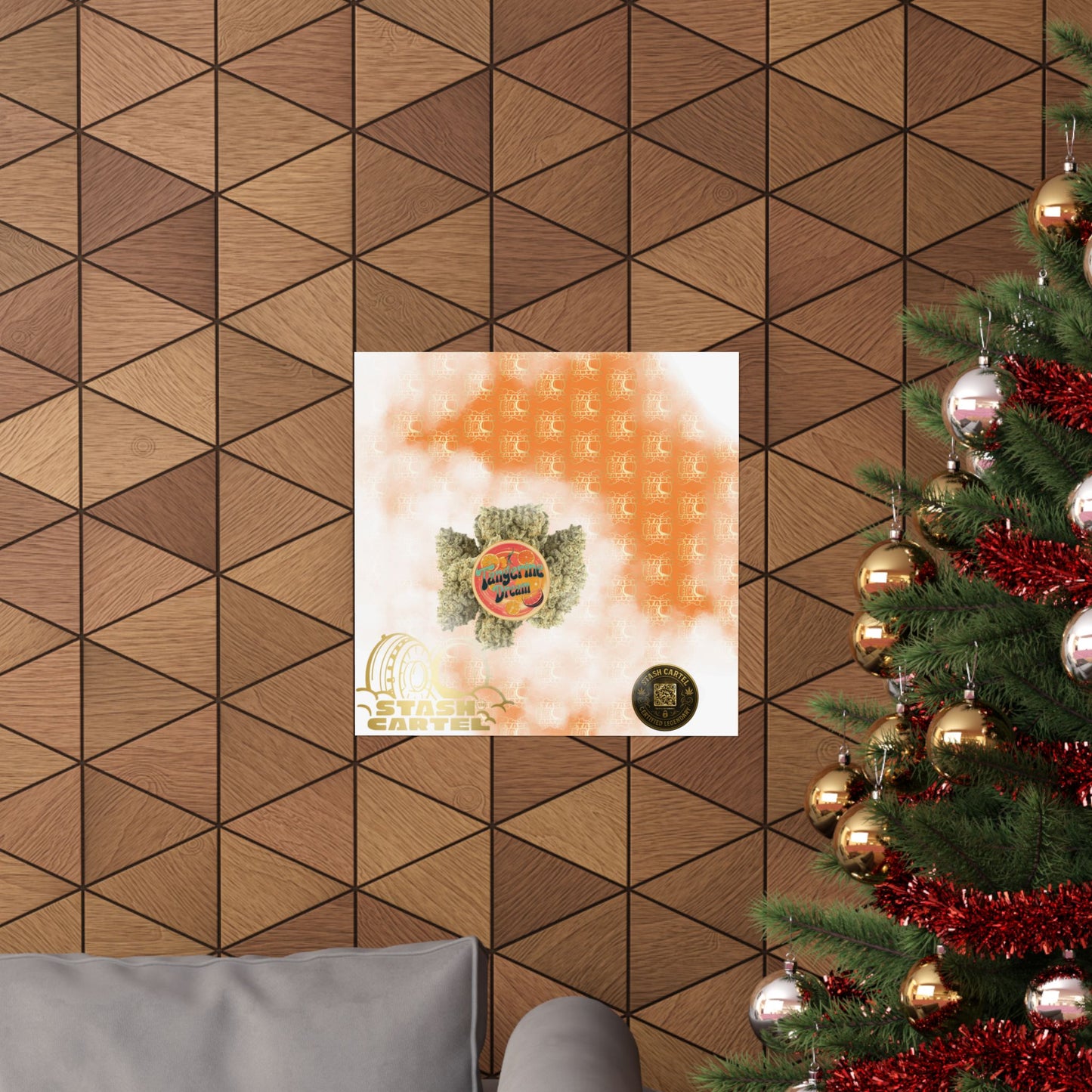 🍊💭 Tangerine Dream Poster – Legendary Sativa Hybrid with Citrus Zest & Euphoric Clarity