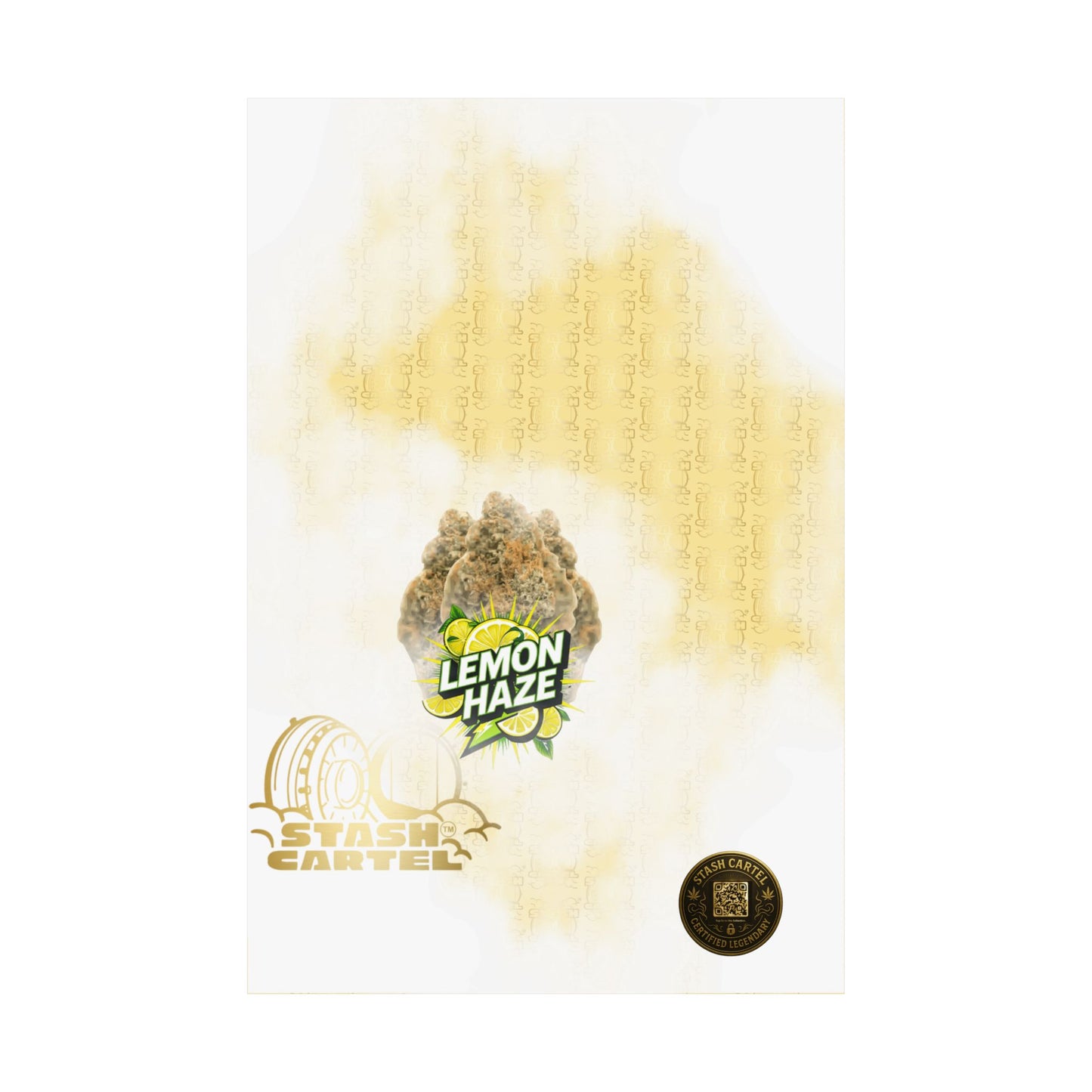 ☀️🍋 Lemon Haze Poster – Bright Citrus Sativa Poster for Focus & Clarity