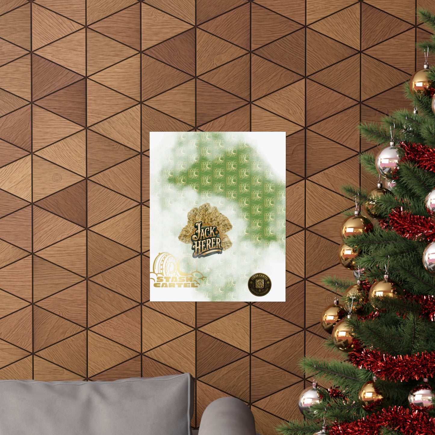 📖 "Jack Herer" Activist Sativa Energy Poster – Legacy Cannabis Art in Dank Green