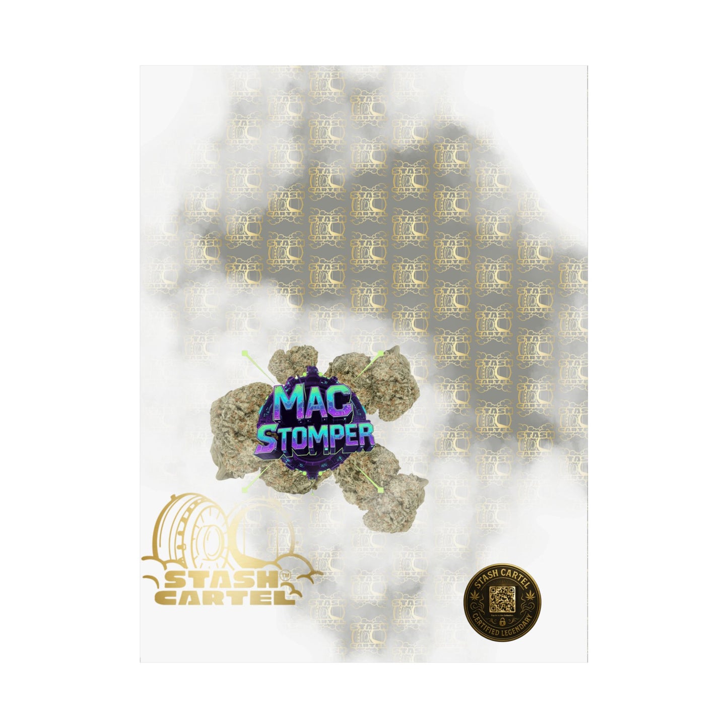 👟🪐 MAC Stomper Poster – Potent Hybrid with Creamy Gas & Cosmic Body High
