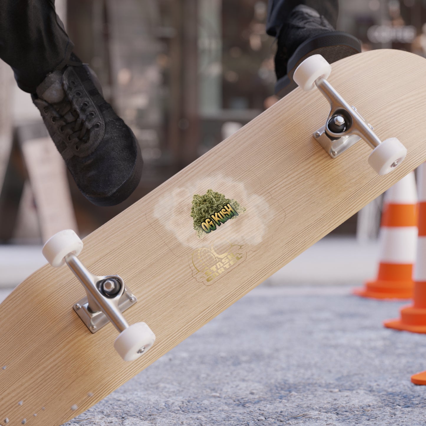 OG Kush Transparent Outdoor Sticker – Weed Lifestyle Collectible
