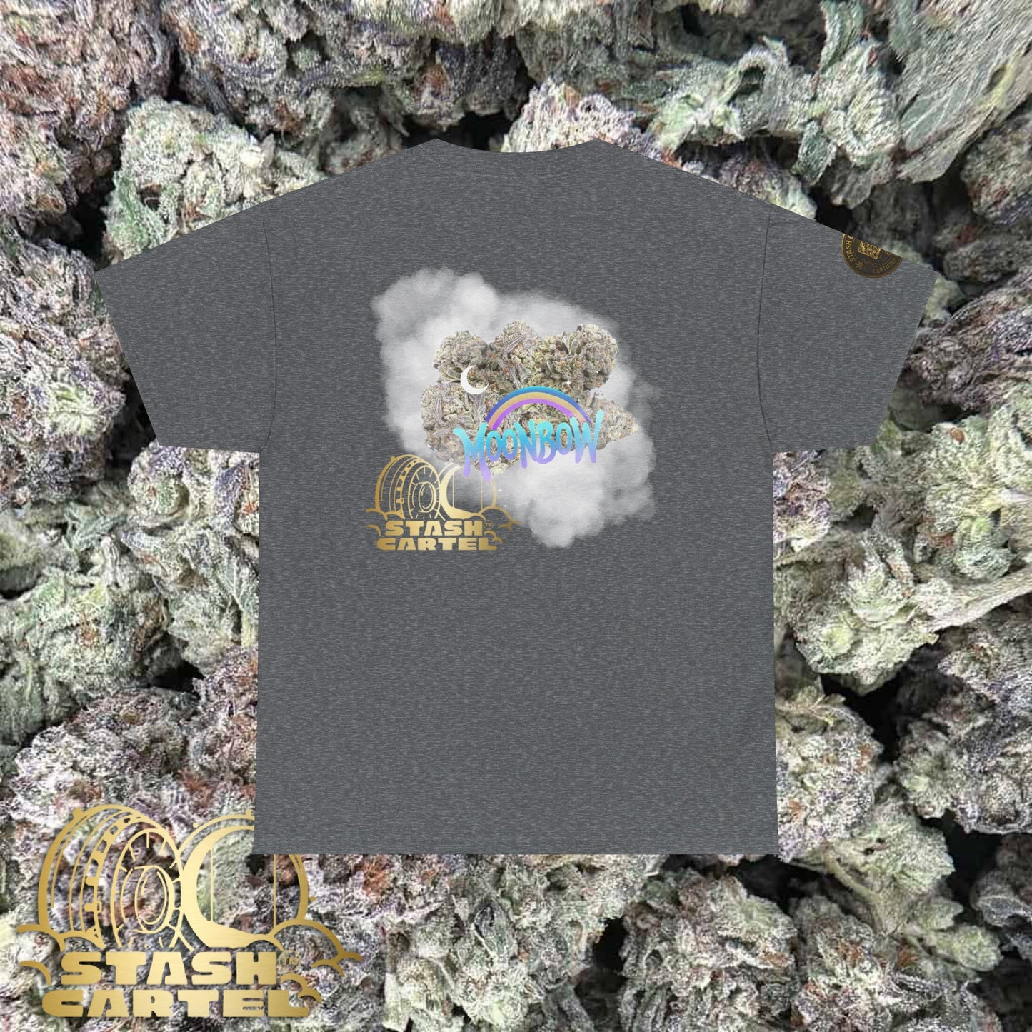 Moonbow Tee – Rainbow Resin Loudwear Unisex Cotton Tee