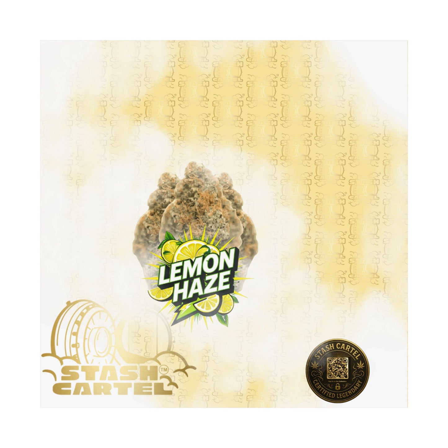 ☀️🍋 Lemon Haze Poster – Bright Citrus Sativa Poster for Focus & Clarity