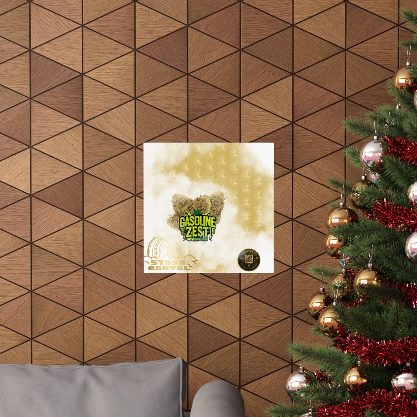 ⛽🍋 Gasoline Zest Poster – Zesty Diesel Hybrid Wall Art with Bold Flavor