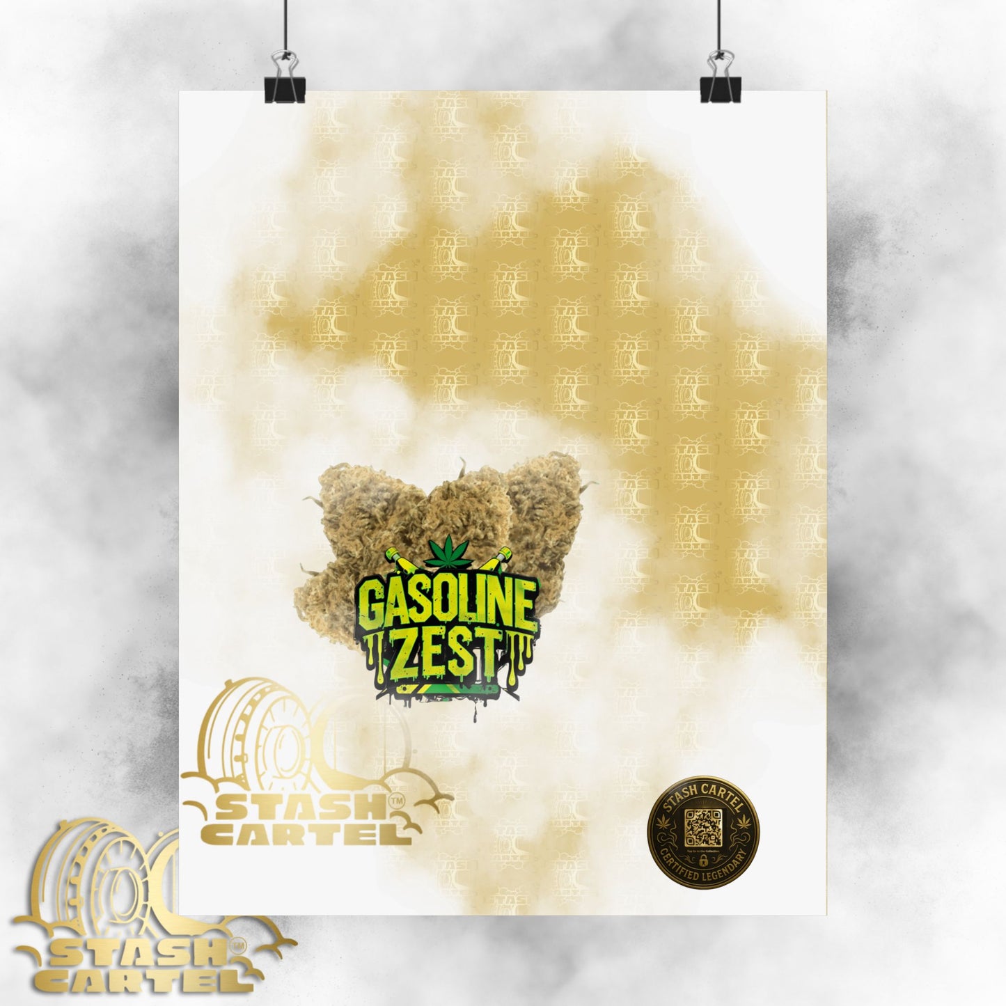 ⛽🍋 Gasoline Zest Poster – Zesty Diesel Hybrid Wall Art with Bold Flavor