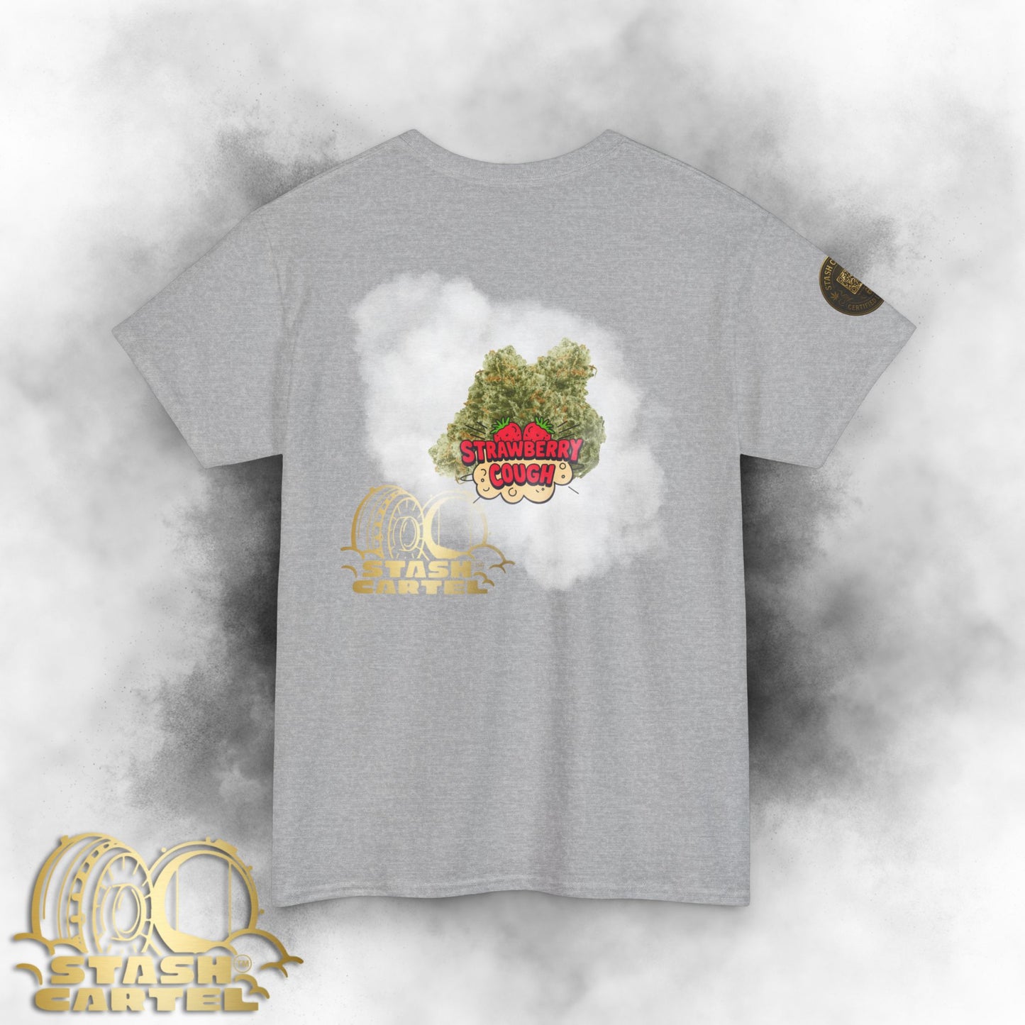Strawberry Cough Tee – Sweet Smoke Euphoria Unisex Heavy Cotton Tee