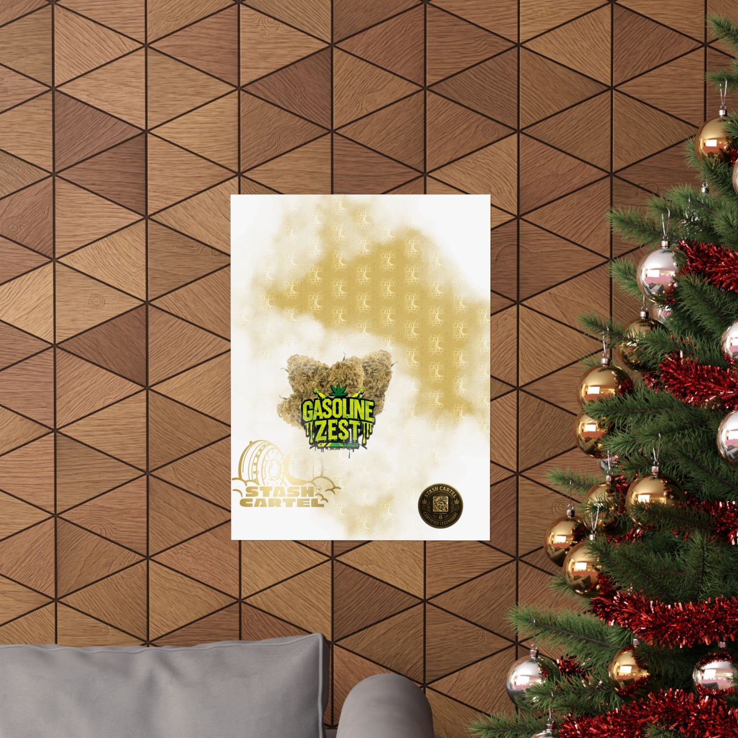 ⛽🍋 Gasoline Zest Poster – Zesty Diesel Hybrid Wall Art with Bold Flavor
