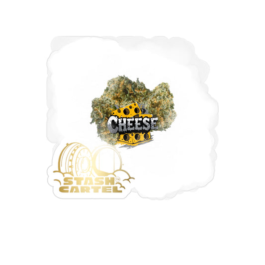 Cheese Transparent Outdoor Sticker – Stoner Art Collectible