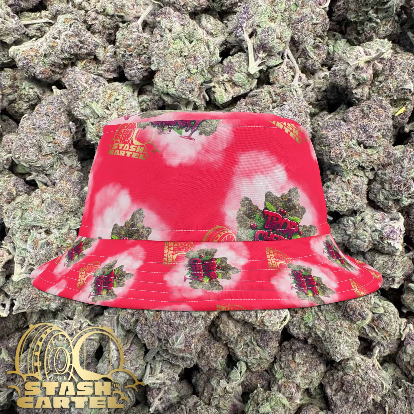 🍒 Trop Cherry Bucket Hat – Loud Flavor, Fast Flex