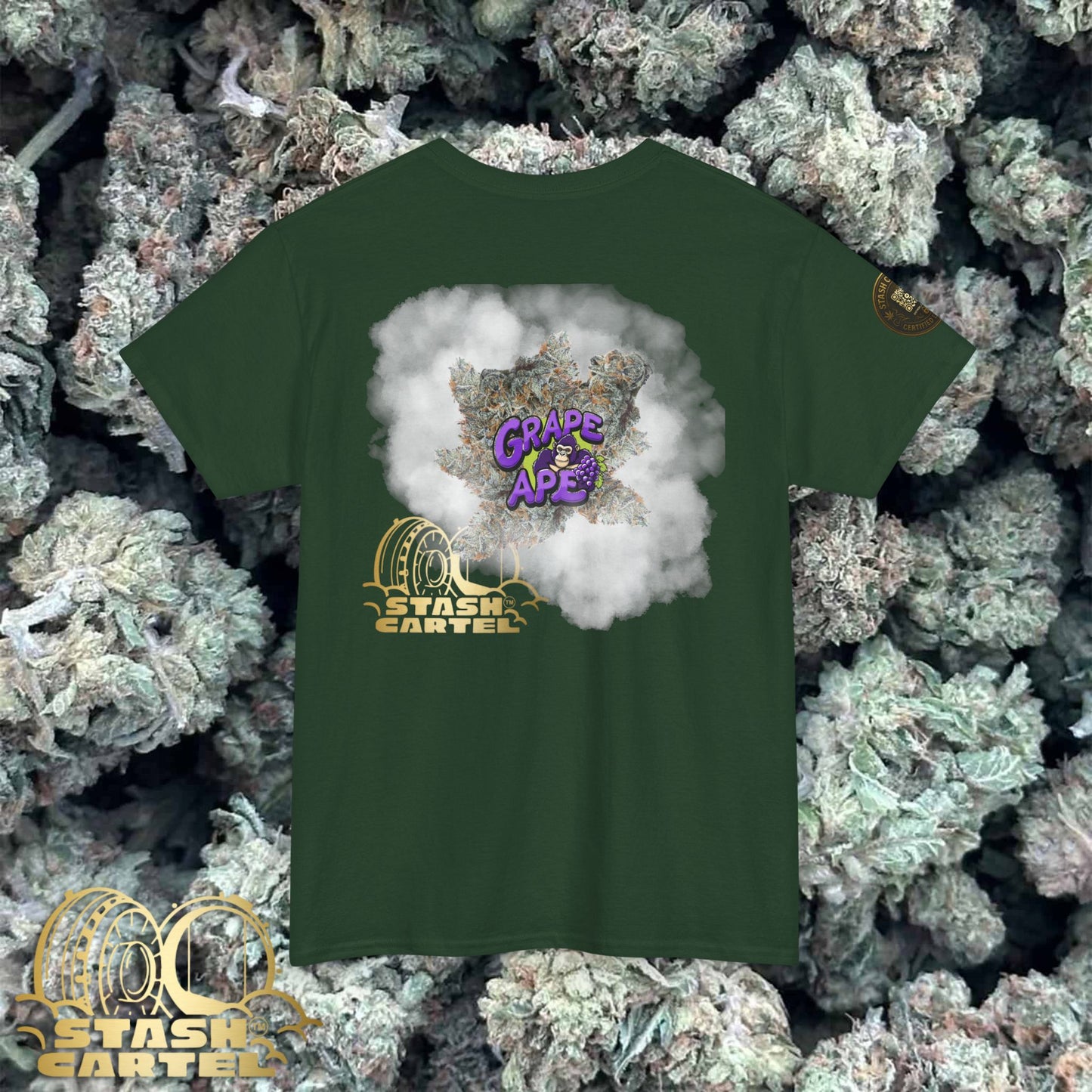 Grape Ape Tee – Purple Royalty, Sweet & Sedative Unisex Heavy Cotton Tee
