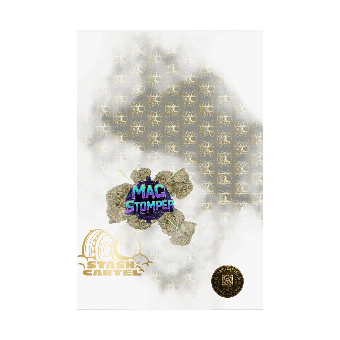 👟🪐 MAC Stomper Poster – Potent Hybrid with Creamy Gas & Cosmic Body High