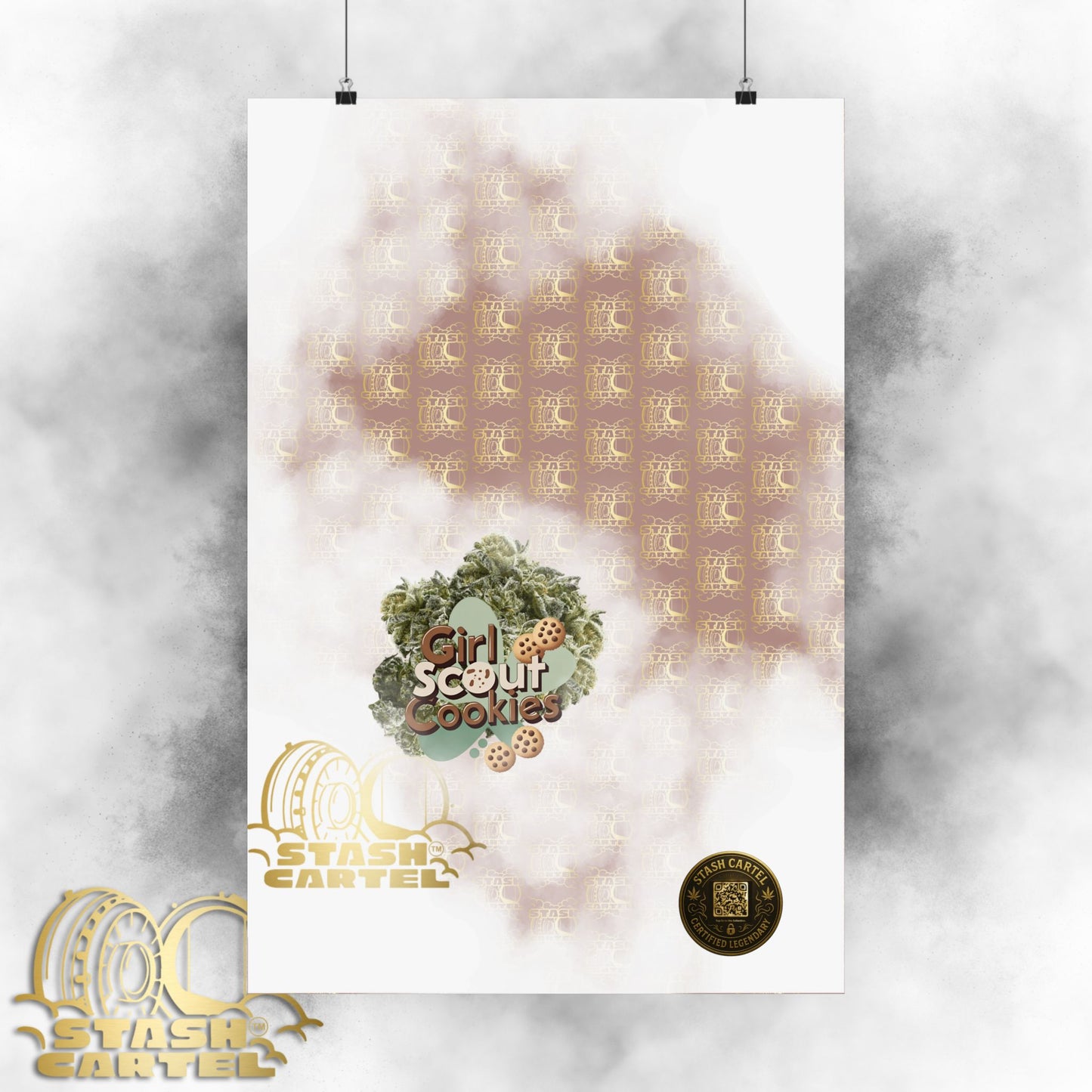 Girl Scout Cookies Legendary Hybrid Poster Art – Sweet & Loud Cannabis Decor