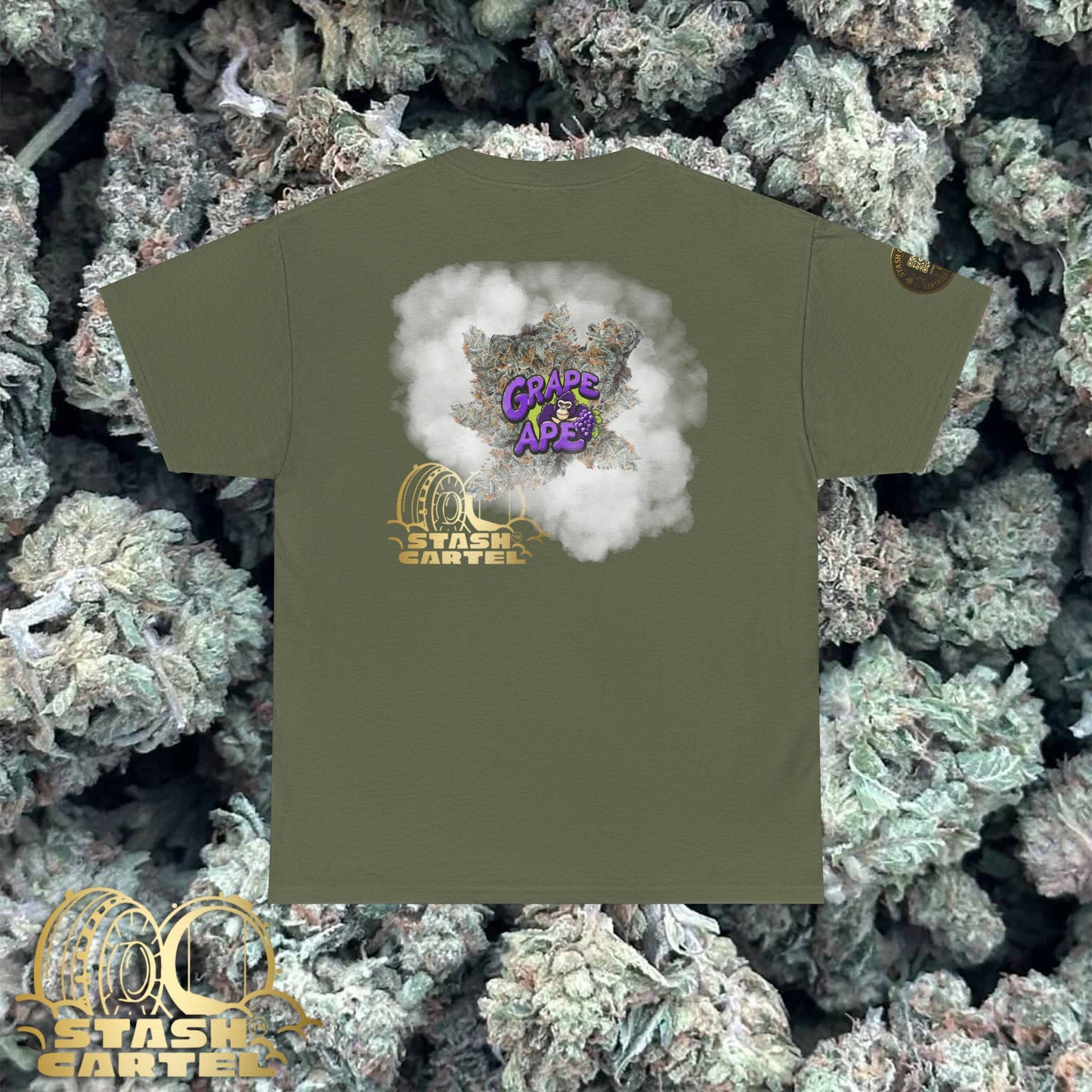 Grape Ape Tee – Purple Royalty, Sweet & Sedative Unisex Heavy Cotton Tee