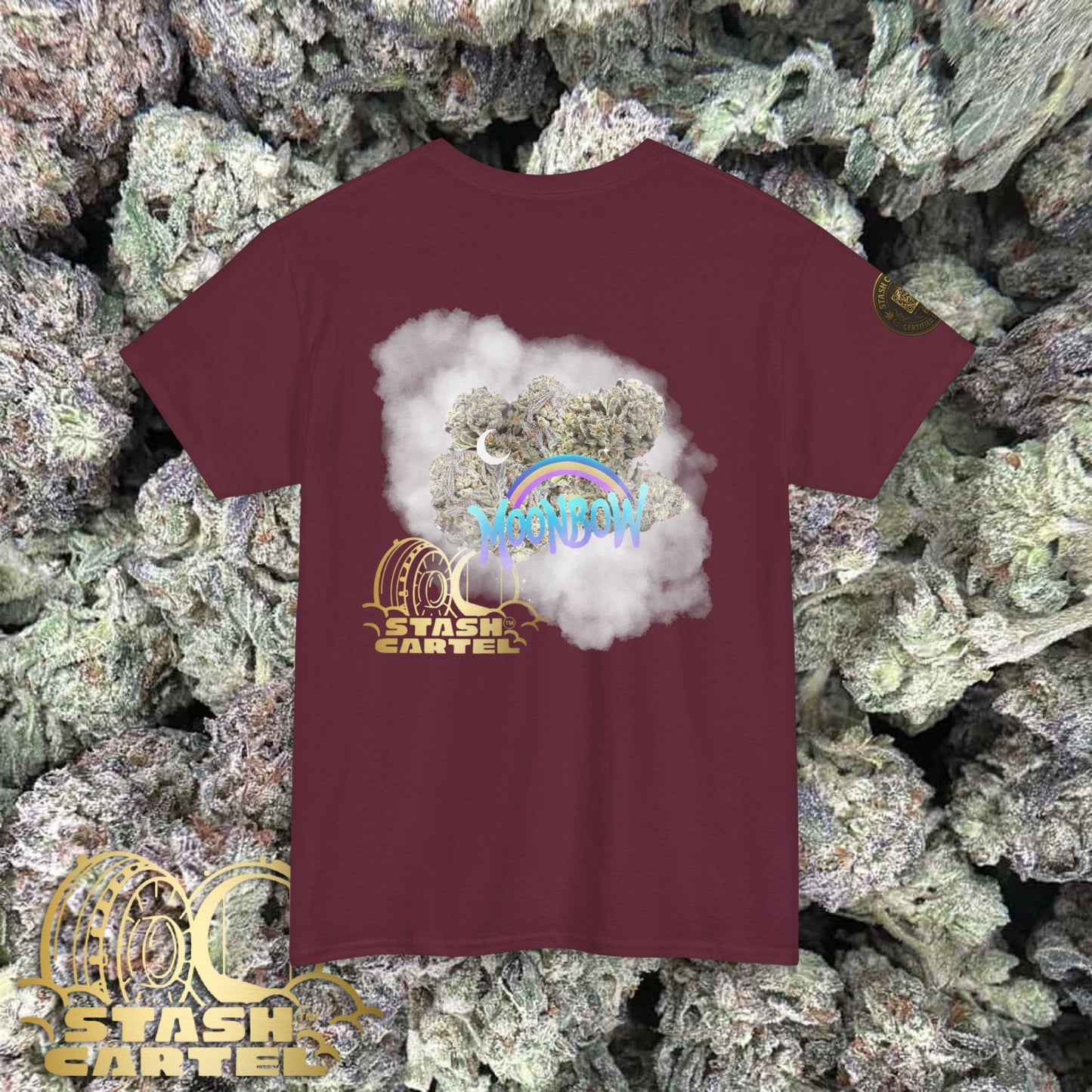 Moonbow Tee – Rainbow Resin Loudwear Unisex Cotton Tee
