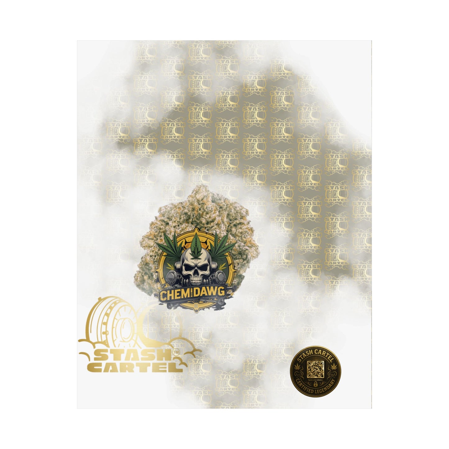 🧪⛽ Chemdawg Poster – Classic Gas Strain Wall Art with Heavy Hybrid Energy