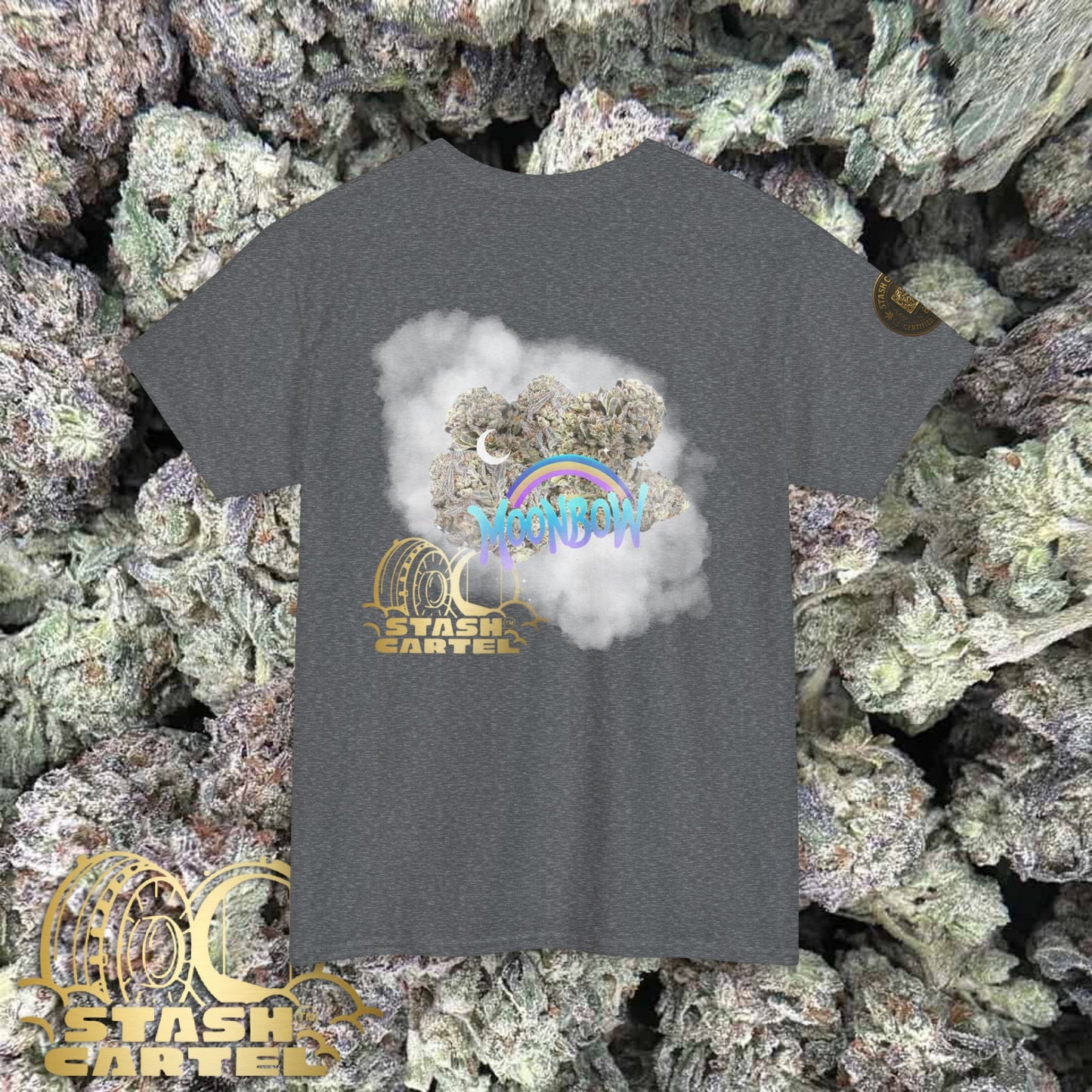 Moonbow Tee – Rainbow Resin Loudwear Unisex Cotton Tee