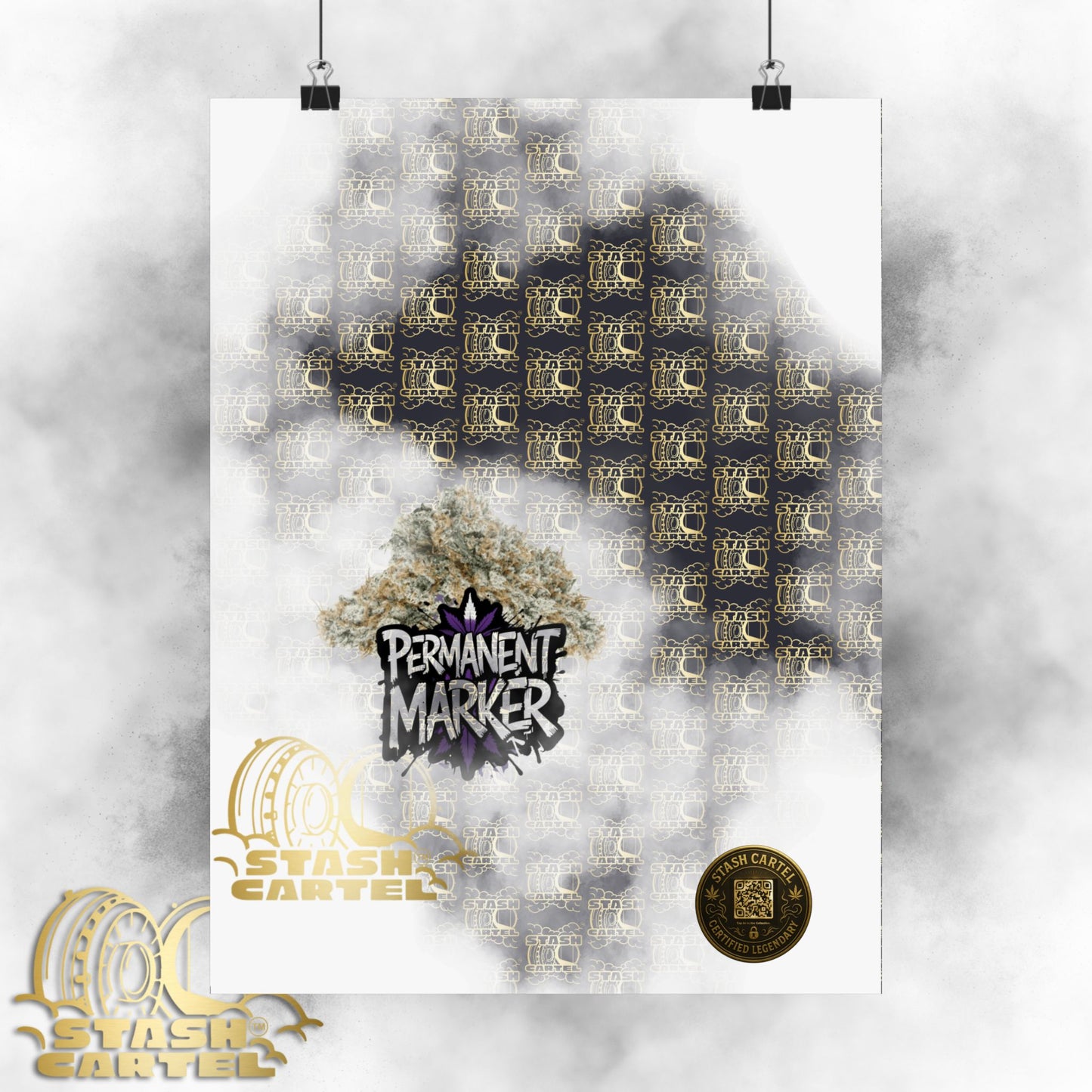 🖊️💥 Permanent Marker Poster – Loud Hybrid Wall Print with Candy Gas & Funk