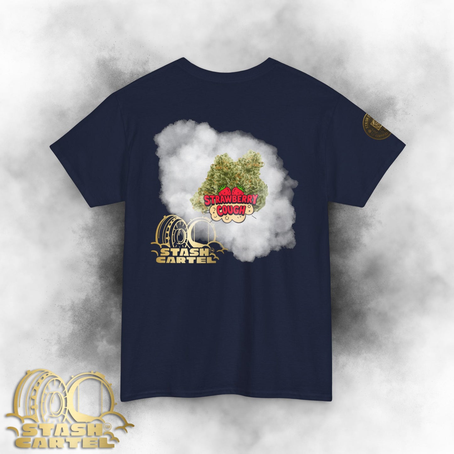 Strawberry Cough Tee – Sweet Smoke Euphoria Unisex Heavy Cotton Tee