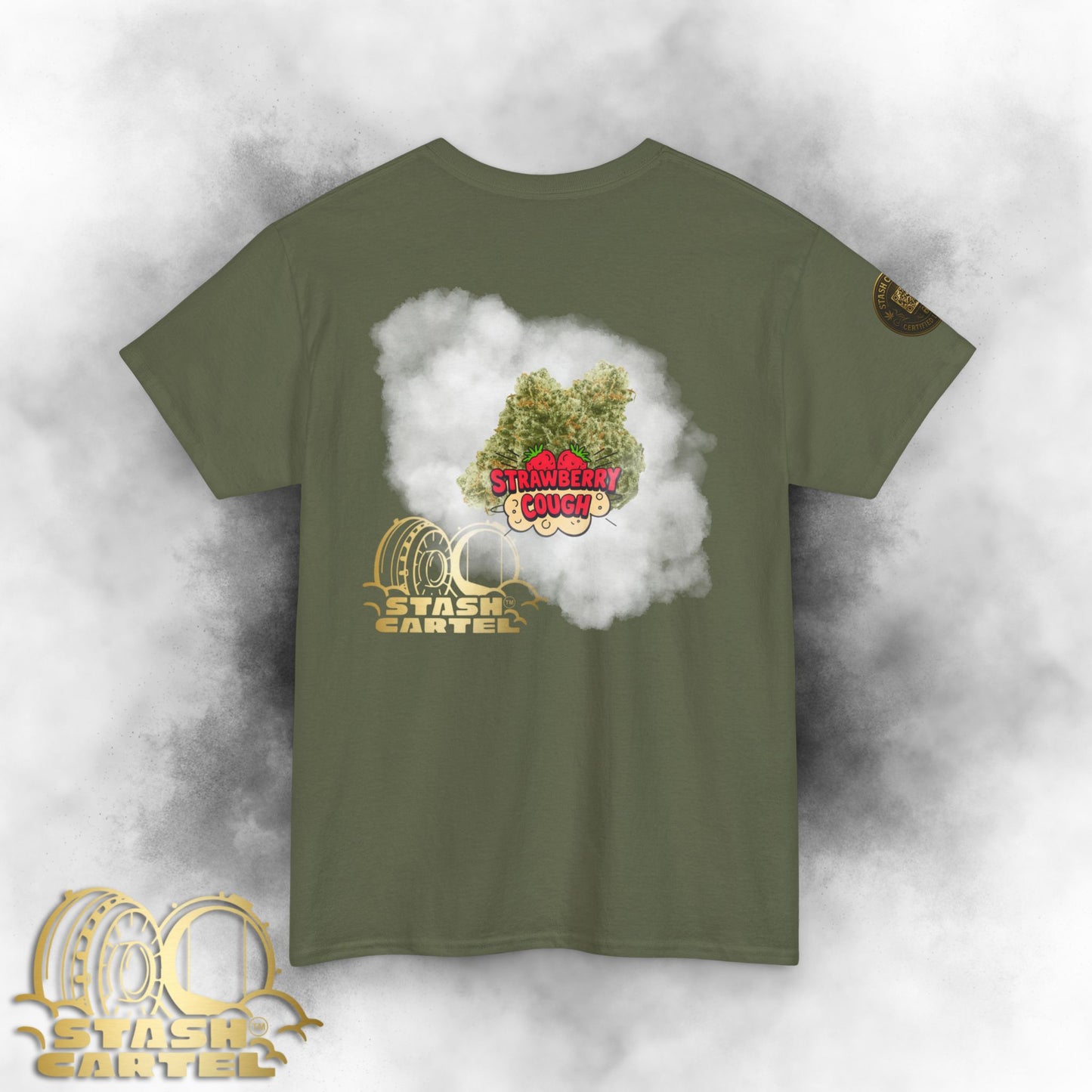 Strawberry Cough Tee – Sweet Smoke Euphoria Unisex Heavy Cotton Tee