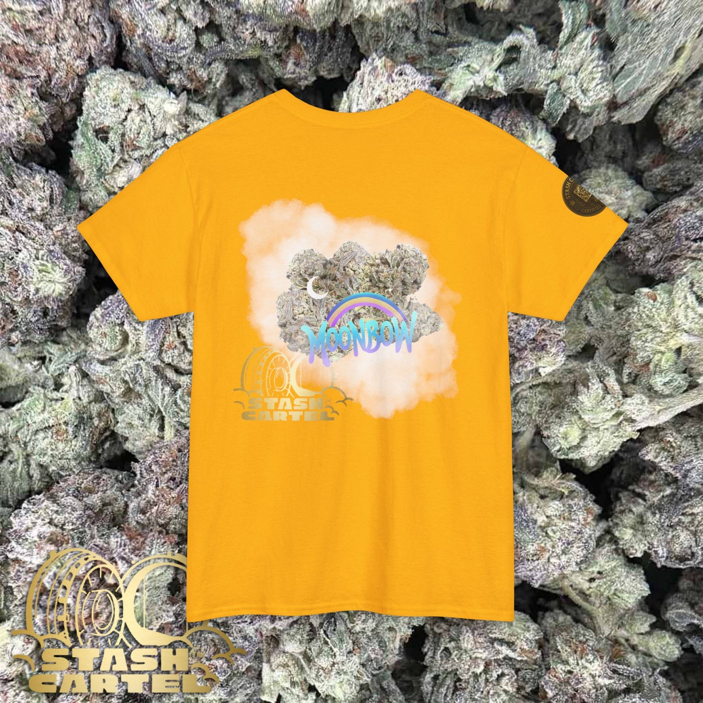 Moonbow Tee – Rainbow Resin Loudwear Unisex Cotton Tee
