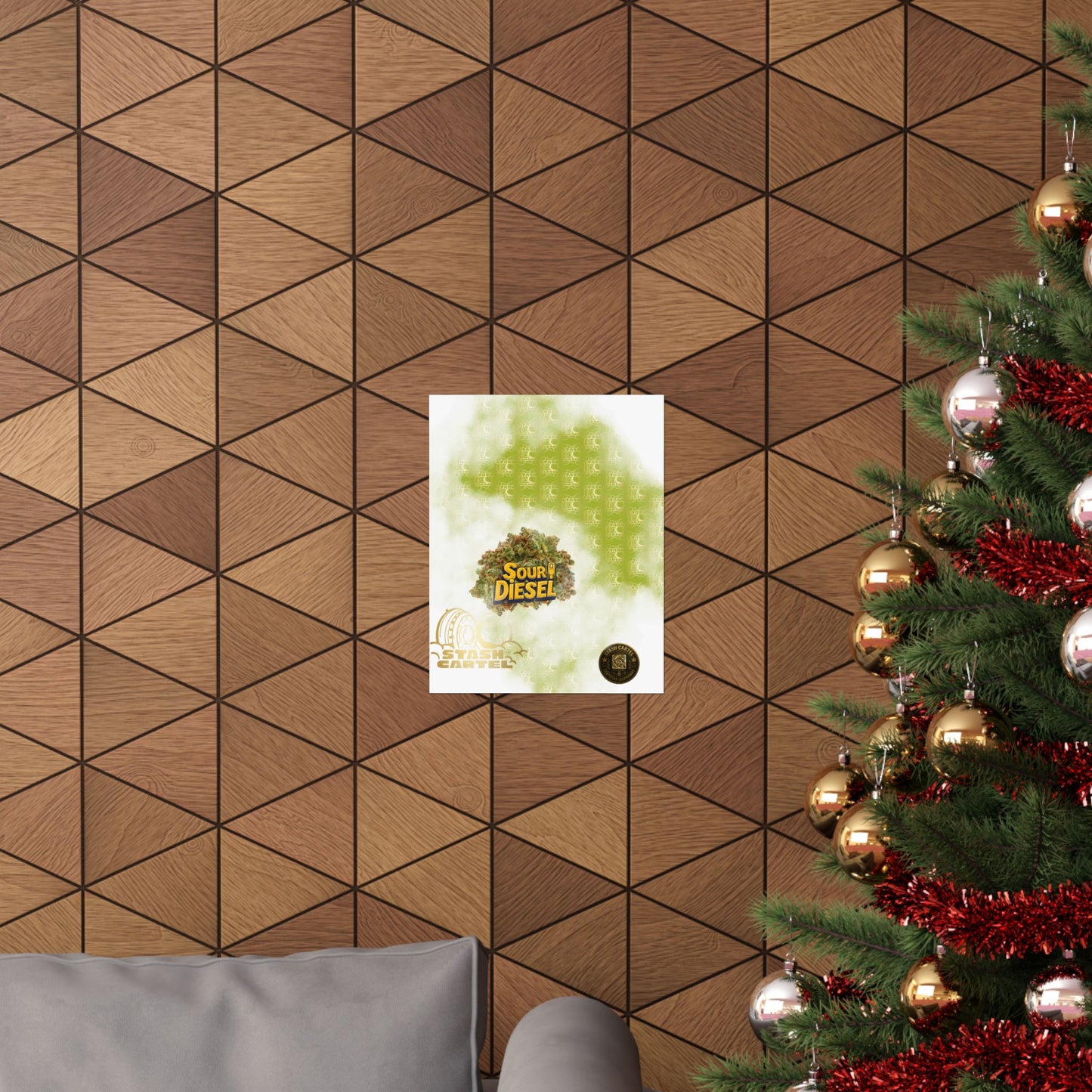 ⚡ "Sour Diesel" Electric Sativa Drip Poster