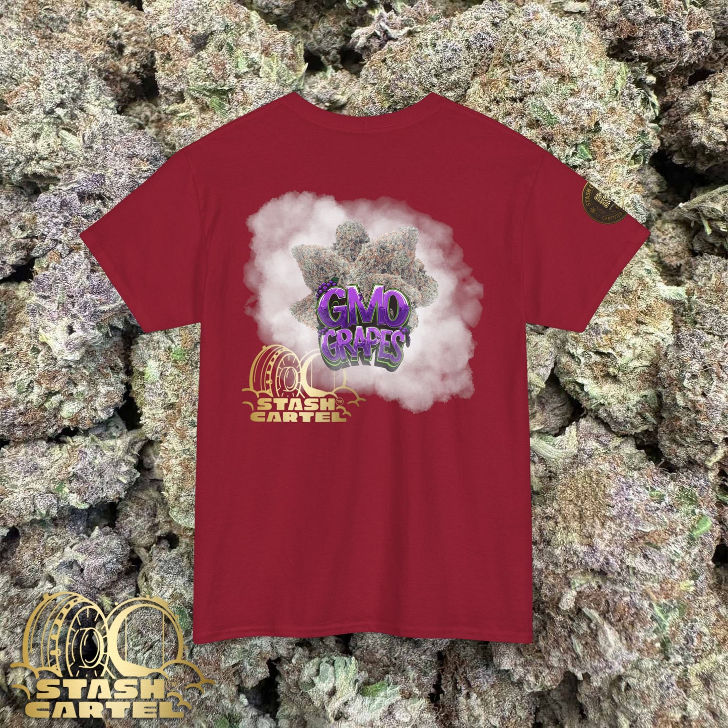GMO Grapes Tee – Heavy Funk, Purple Drip, Legendary Loud Unisex Graphic Tee