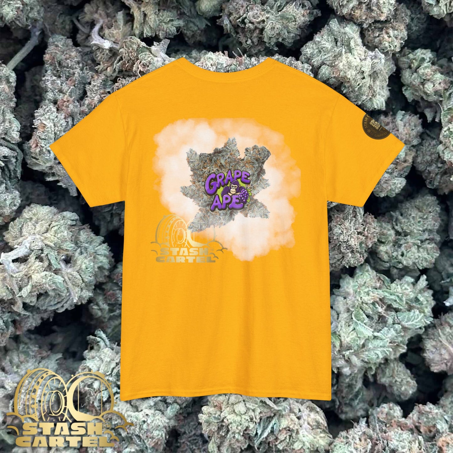 Grape Ape Tee – Purple Royalty, Sweet & Sedative Unisex Heavy Cotton Tee