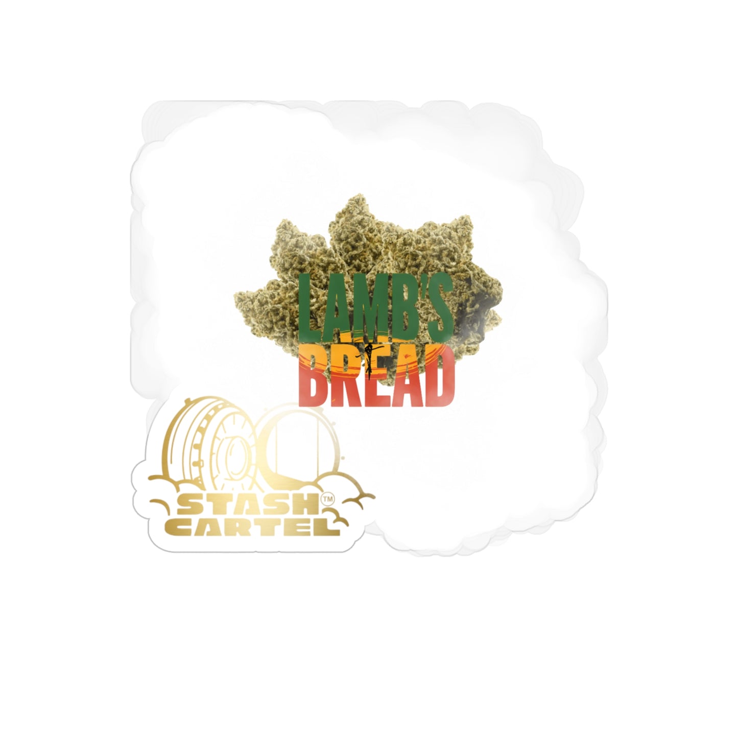 Lamb's Bread Transparent Outdoor Sticker – Cannabis Culture Design