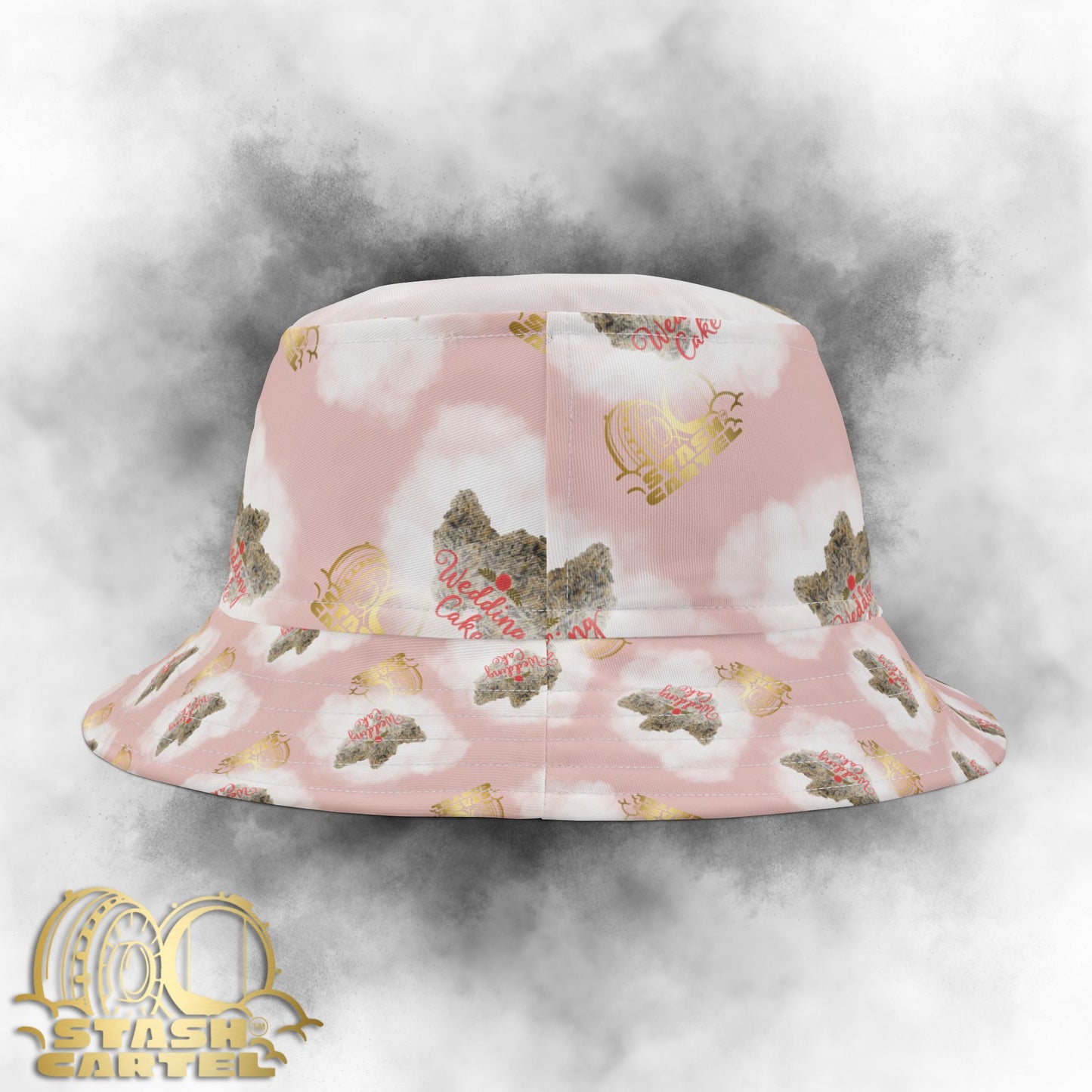 Wedding Cake Bucket Hat – Dessert-Dripped Style with Celebratory Vibes