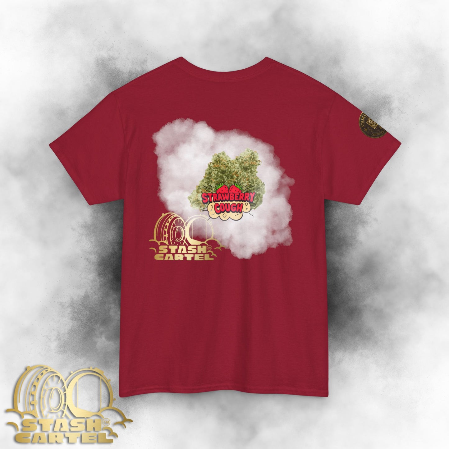 Strawberry Cough Tee – Sweet Smoke Euphoria Unisex Heavy Cotton Tee