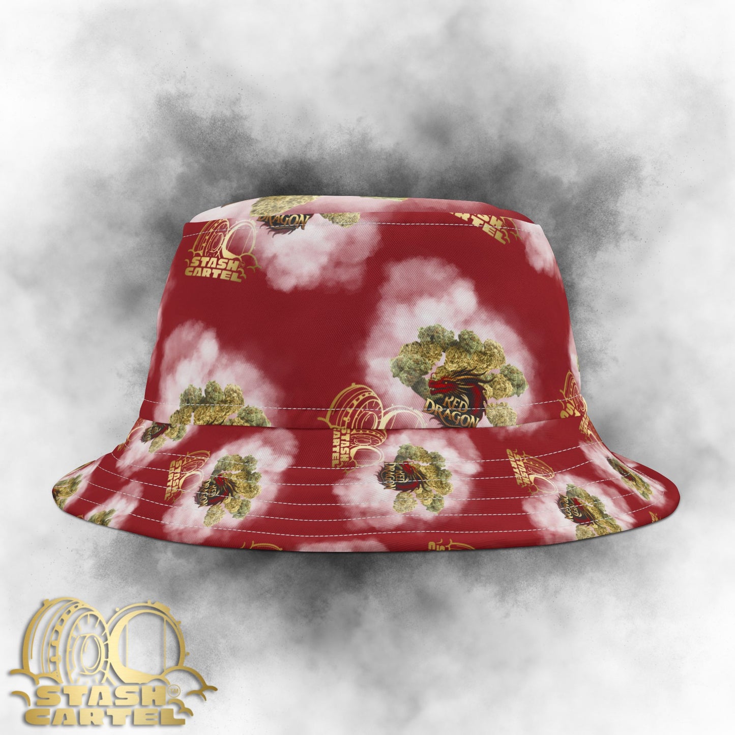 Red Dragon Bucket Hat – Exotic Fire with Mythic Energy