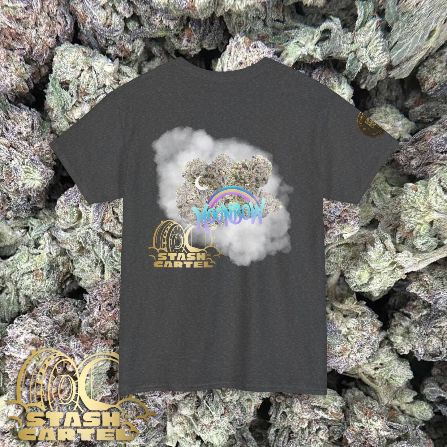 Moonbow Tee – Rainbow Resin Loudwear Unisex Cotton Tee