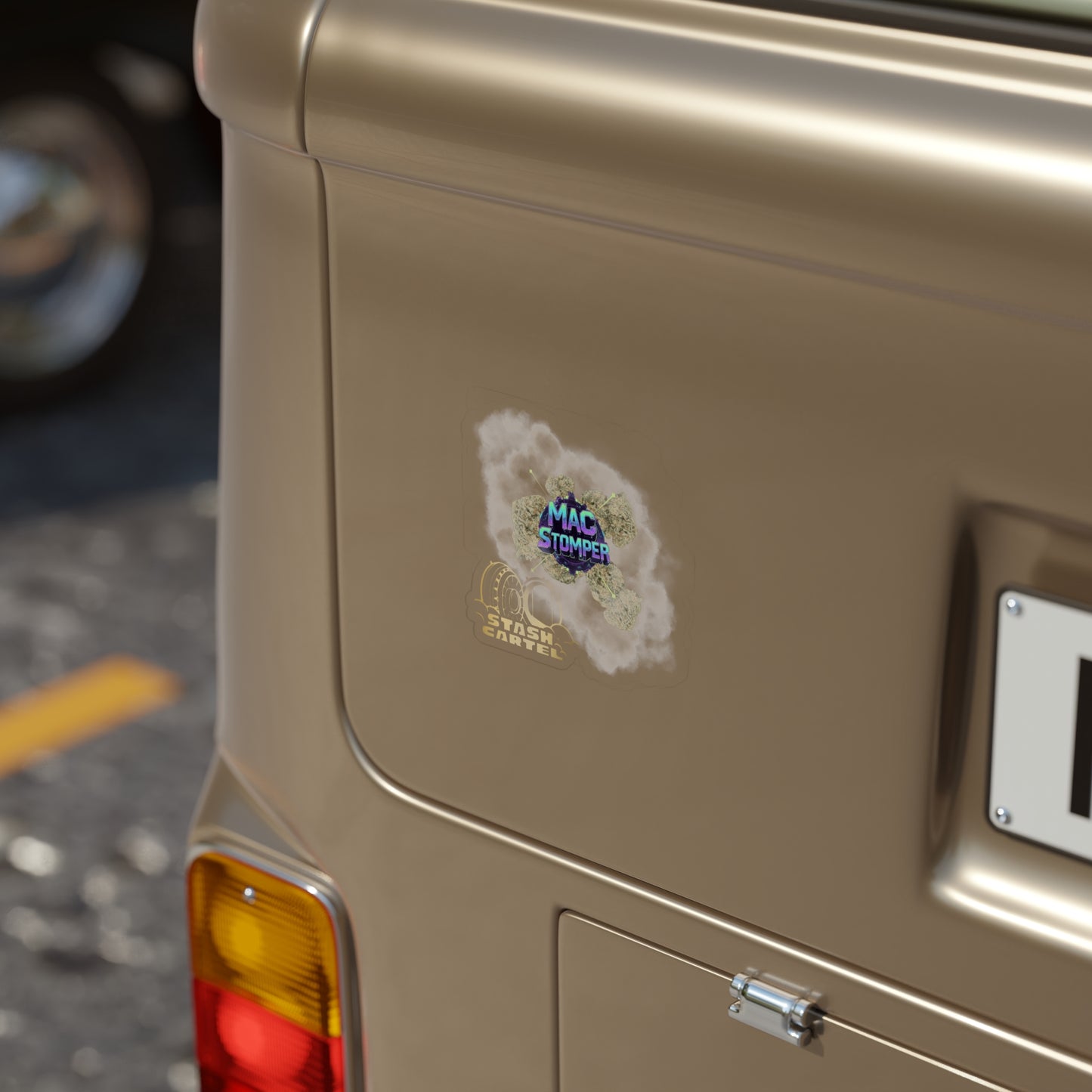 MAC Stomper Transparent Outdoor Sticker – Stoner Art Design