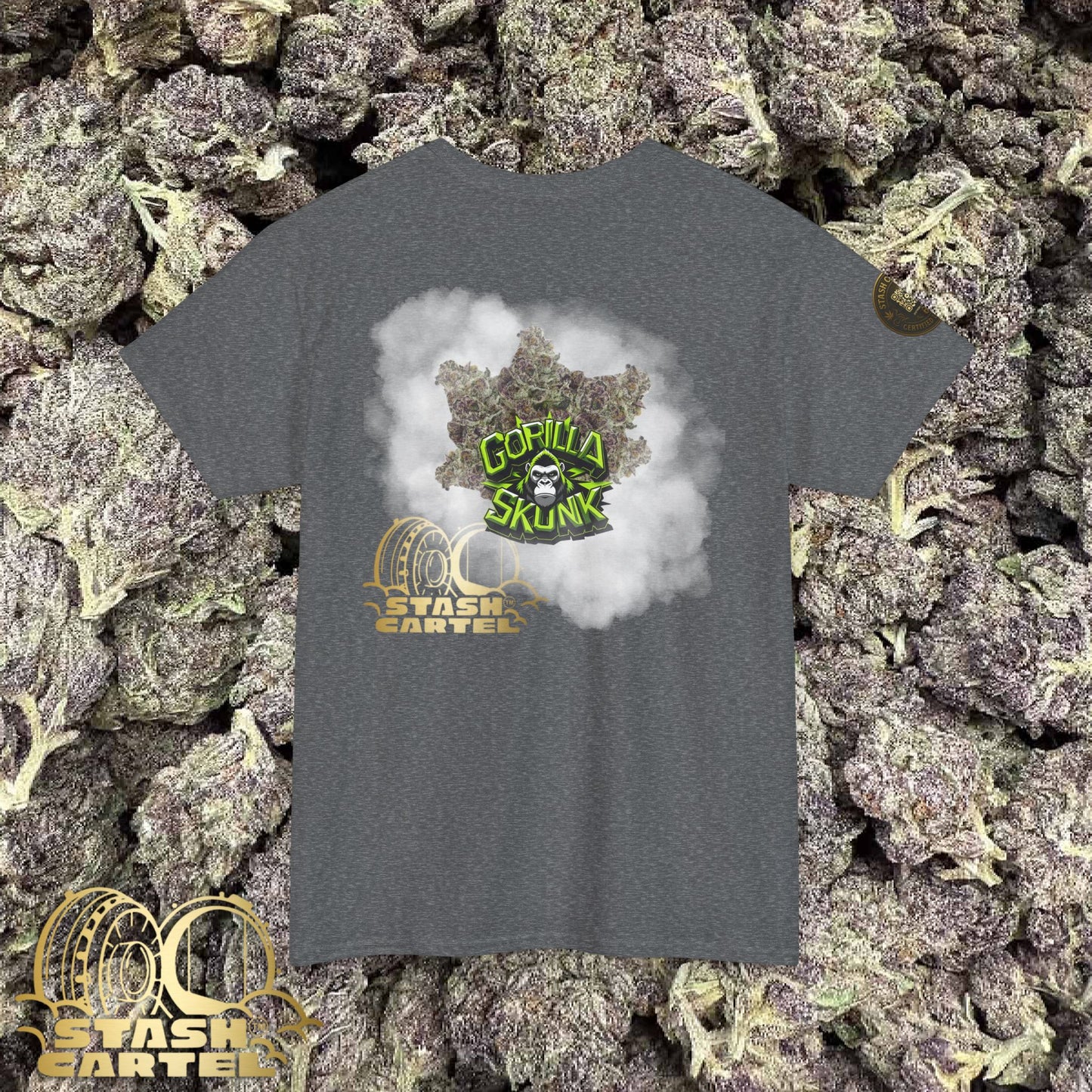 Gorilla Skunk Tee – Primal Funk Meets Classic Skunk Unisex Heavy Cotton Tee