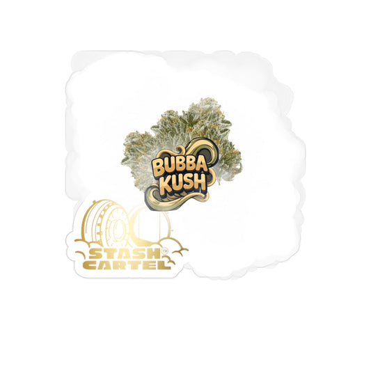 Bubba Kush Transparent Outdoor Sticker – Cannabis Lifestyle Design